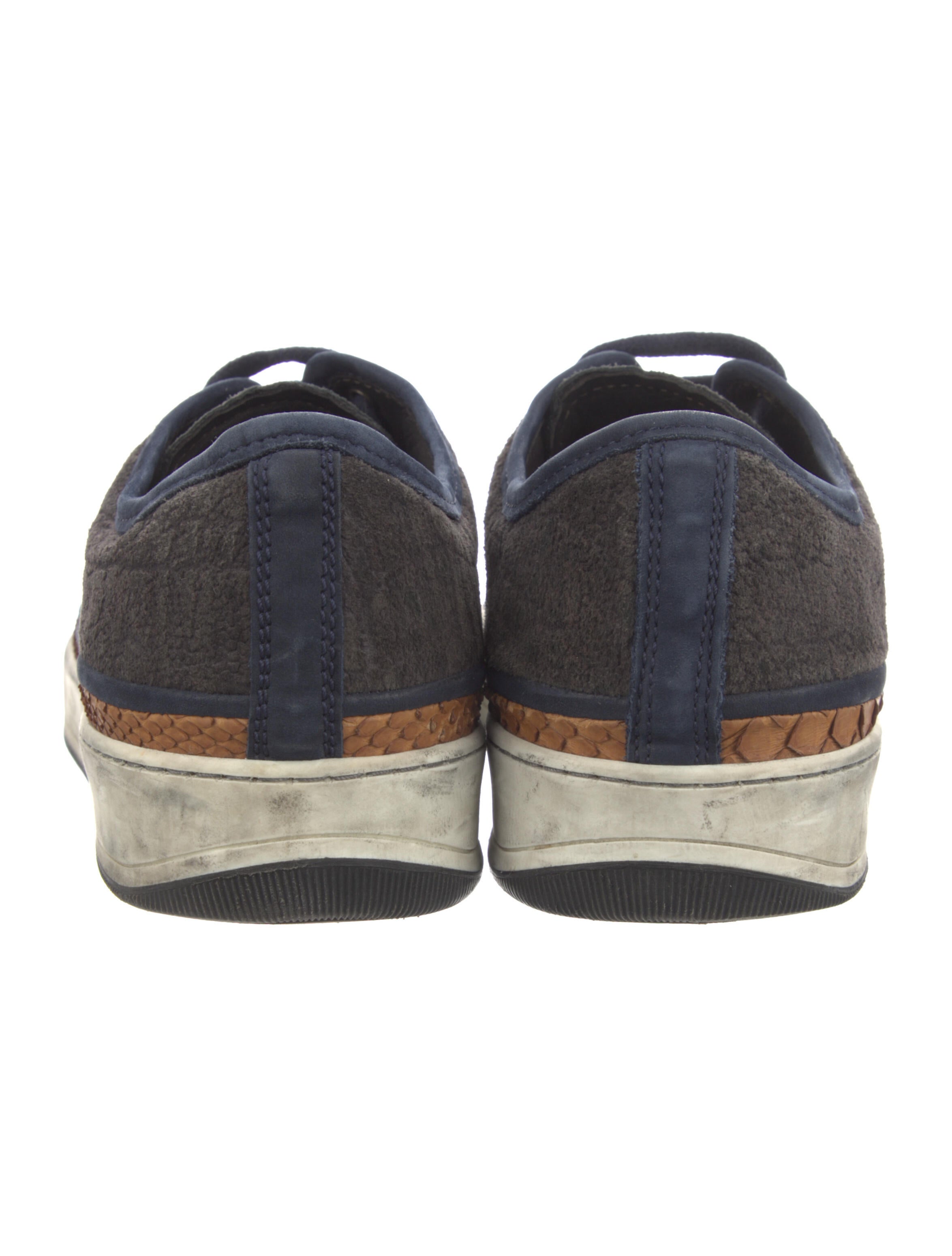 Lanvin Animal Print Sneakers